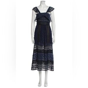 Self-PortraitLace Pattern Long Dress
Size: S | US4, UK8
